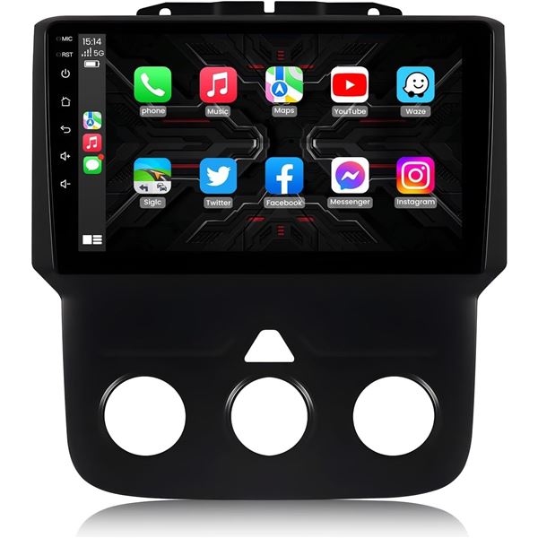 Lot of 1 Android Car Stereo Replacement for Dodge Ram (2013-2018) w/ Carplay & Android Auto - NEW