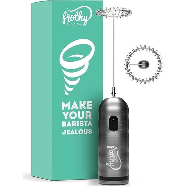 Lot of 1 Frothy By Case Casa - Handheld Electric Milk Frother/Whisk Foam Maker - Brand New!