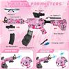 Image 2 : Lot of 1 Yadkel Electric Automatic Gel Ball Blaster Gun - Rechargeable - Pink - Brand New