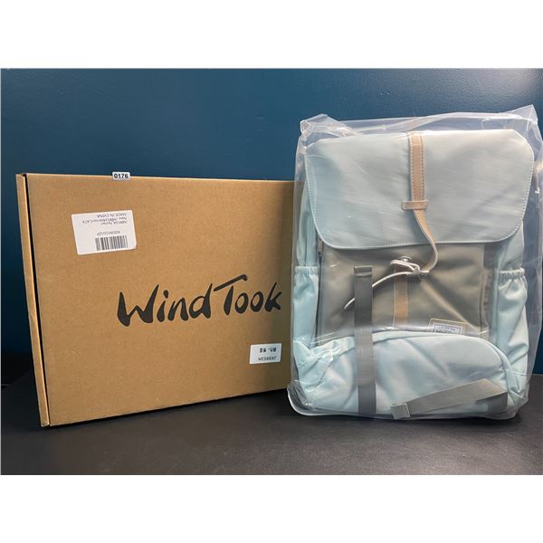Lot of 1 Windtook Laptop Backpack for Travel/School/Work - 14" - Baby Blue - Brand New!