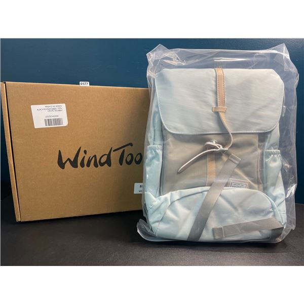 Lot of 1 Windtook Laptop Backpack for Travel/School/Work - 14" - Baby Blue - Brand New!