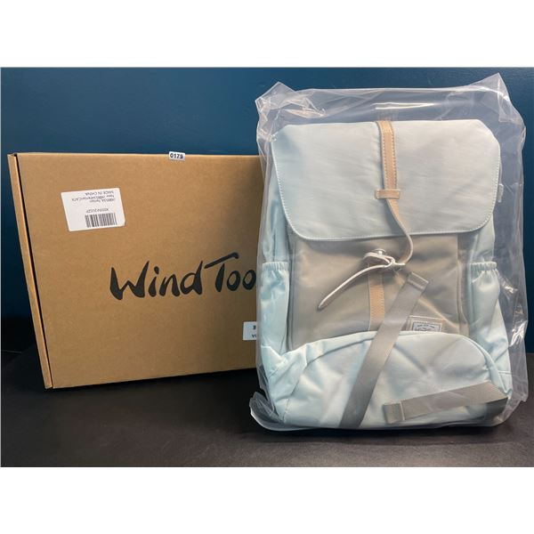 Lot of 1 Windtook Laptop Backpack for Travel/School/Work - 14" - Baby Blue - Brand New!