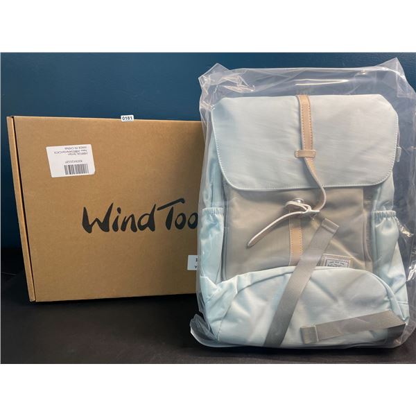 Lot of 1 Windtook Laptop Backpack for Travel/School/Work - 14" - Baby Blue - Brand New!
