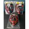 Image 2 : Lot of 3 LED Light-Up Purge Scary Halloween/Cosplay Face Masks - Brand New