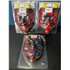 Image 2 : Lot of 3 LED Light-Up Purge Scary Halloween/Cosplay Face Masks - Brand New