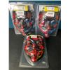 Image 3 : Lot of 3 LED Light-Up Purge Scary Halloween/Cosplay Face Masks - Brand New