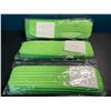 Image 1 : Lot of 3 Packs of Microfiber Mop Replacement Pads - Wet/Dry Velcro Attachment - 4 Each/12 Total