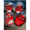 Image 1 : Lot of 4 Spiderman Kids/Youth Snapback Hats - New