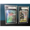 Image 2 : Lot of 2 Graded KSA Hockey Cards - (Wayne Gretzky Topps & Upper Deck Hologram)
