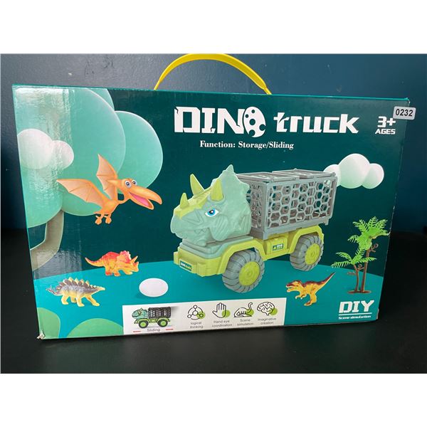 Lot of 1 Dino Truck Toy Play Set - New