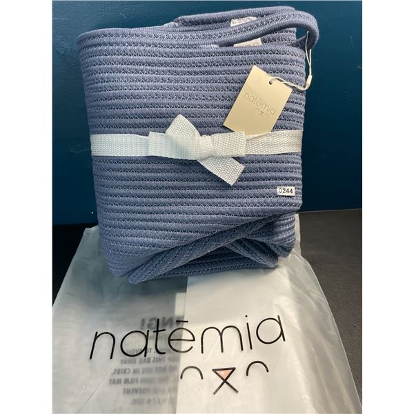 Lot of 1 Natemia Rope Storage Basket/Toy Organizer - 20 x 20 x 14 inch - Grey - Brand New!