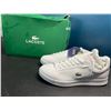 Image 4 : Lot of 1 Pair of Lacoste Carnaby Pro BL23 1 White Leather Sneakers - Size 7.5 - New with Tags
