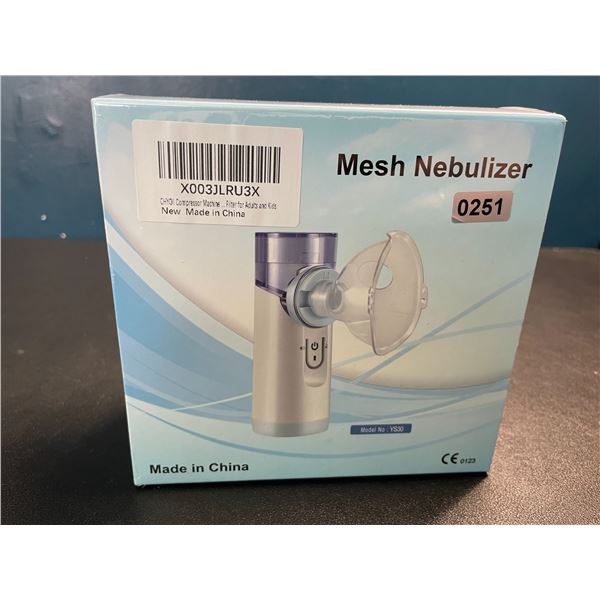 Lot of 1 Mesh Nebulizer - Portable Breathing Aid Device for Asthmatics - Brand New