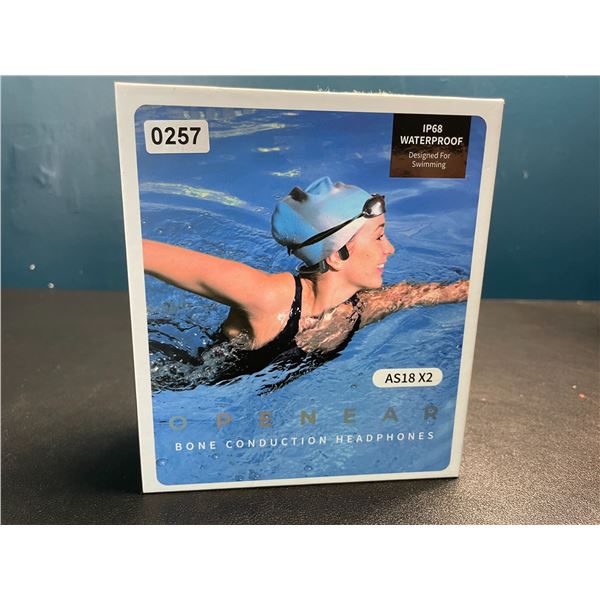 Lot of 1 Pair of Openear AS18 X2 Bone Conduction Headphones - Brand New