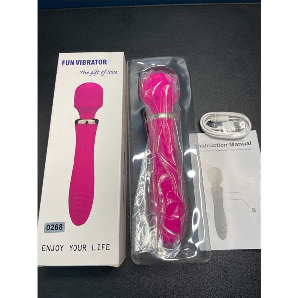 Lot of 1 Hot Pink Rechargeable Vibrator Sex Toy for Women - Brand New
