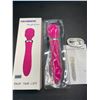 Image 1 : Lot of 1 Hot Pink Rechargeable Vibrator Sex Toy for Women - Brand New