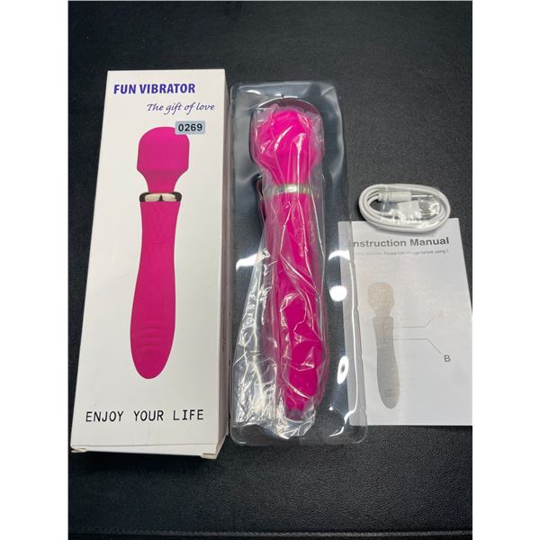 Lot of 1 Hot Pink Rechargeable Vibrator Sex Toy for Women - Brand New