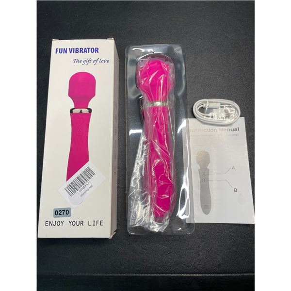 Lot of 1 Hot Pink Rechargeable Vibrator Sex Toy for Women - Brand New