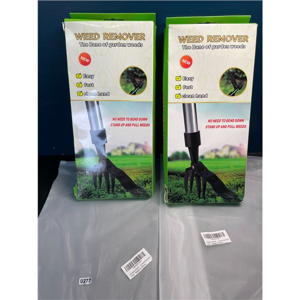 Lot of 2 Weed Remover Tools for Lawn/Garden - New