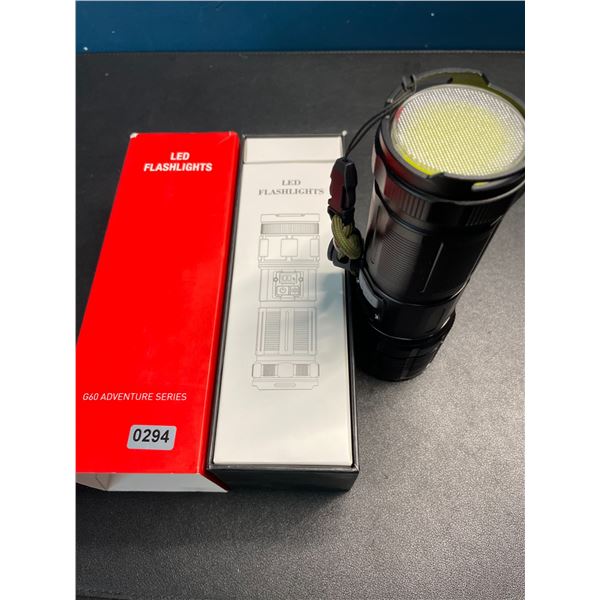 Lot of 1 Rechargeable LED High-Power Tactical Flashlight - Brand New