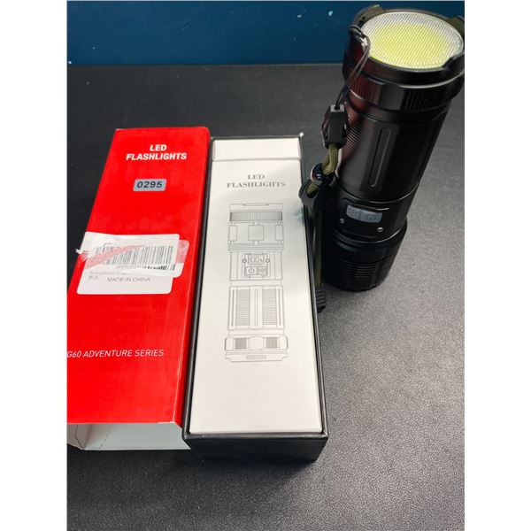 Lot of 1 Rechargeable LED High-Power Tactical Flashlight - Brand New