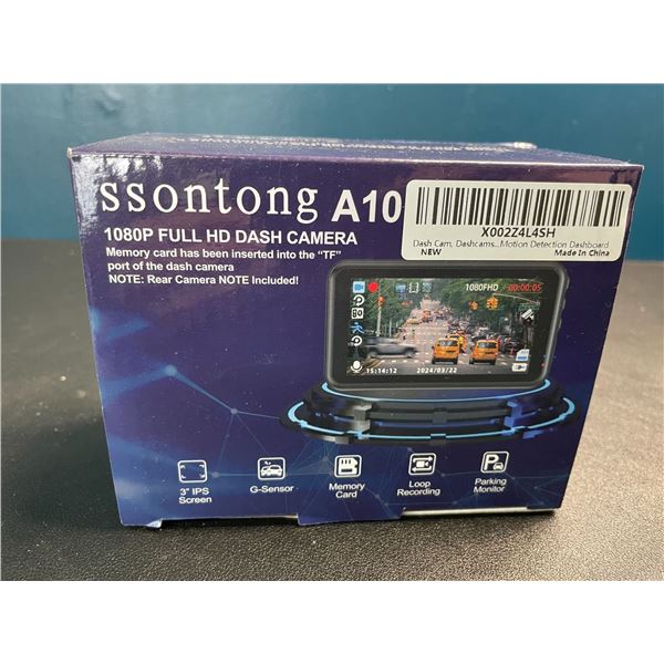 Lot of 1 3-inch Screen 1080P Full HD Dash Camera - Front Dash Cam - Brand New in Box