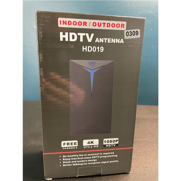 Lot of 1 Indoor/Outdoor HDTV Antenna HD019 - Brand New