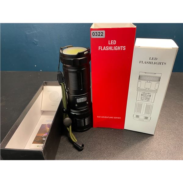 Lot of 1 Rechargeable LED High-Power Tactical Flashlight - Brand New