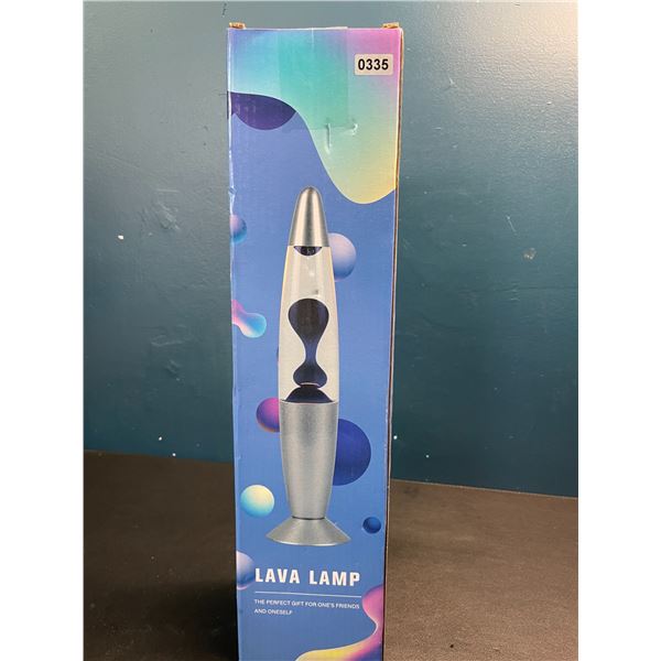 Lot of 1 Lava Lamp - Silver - Brand New