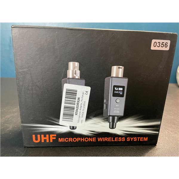 Lot of 1 Multifunction UHF Wireless Microphone Adapter - New