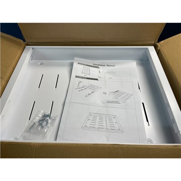 Lot of 1 Set of Pull-Out Cabinet Drawer Organizers - White - 2PCS