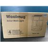 Image 1 : Lot of 1 Box of Solar Wall Lights/Solar Fence Lights - 4 Pack - Brand New Sealed