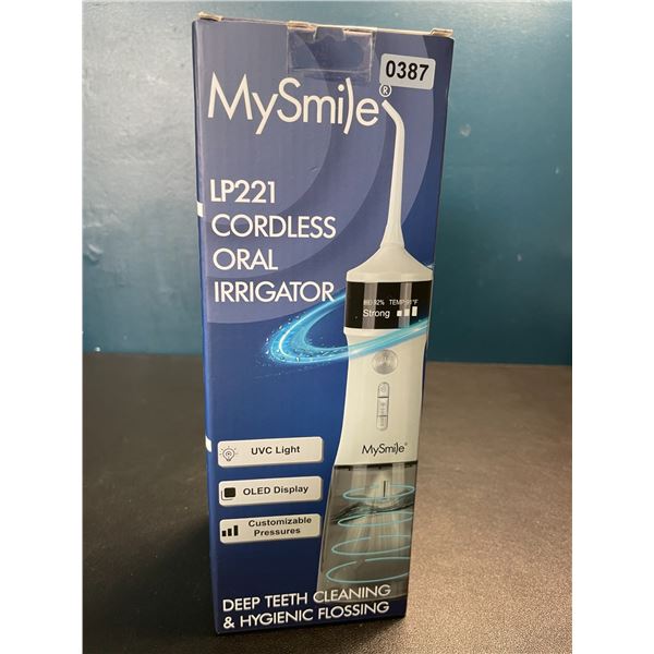 Lot of 1 MySmile Cordless Oral Irrigator/Water Flosser - New Sealed!