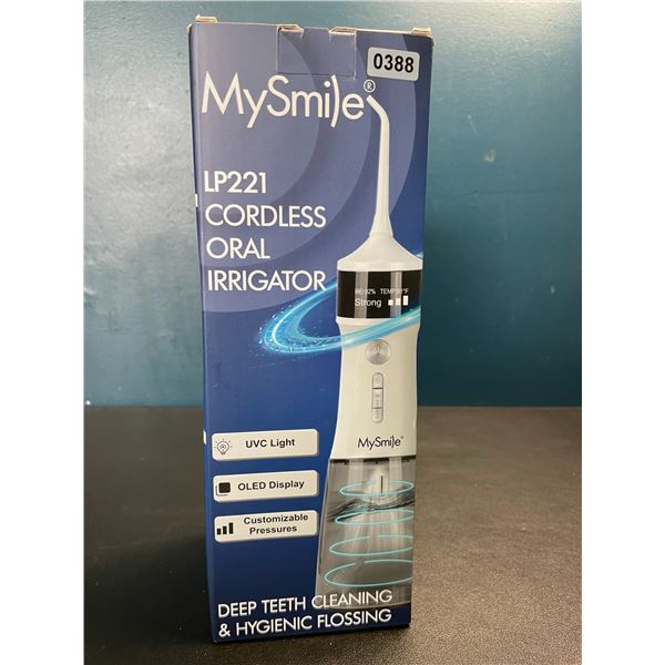 Lot of 1 MySmile Cordless Oral Irrigator/Water Flosser - New Sealed!
