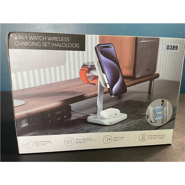 Lot of 1 ESR 3-in-1 Wireless Charging Set - New