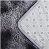 Image 2 : Lot of 1 Large Fuzzy/Fluffy Shag Carpet Area Rug - 6 x 10FT - Dark Grey - Brand New!