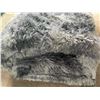Image 4 : Lot of 1 Large Fuzzy/Fluffy Shag Carpet Area Rug - 6 x 10FT - Dark Grey - Brand New!