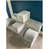 Image 3 : Dreamania 6PC Kids Couch/Toddler Modular Play Couch - Grey - Large 40 in x 22 in Size - NEW