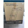Image 3 : Lot of 1 Potty Training Toilet Seat with Step Stool Ladder - Grey - Brand New!