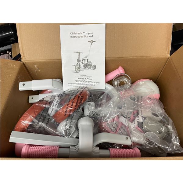 Lot of 1 Toddler Tricycle/Balance Bike - Pink - Brand New
