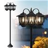 Image 1 : Lot of 1 Solar Lamp Post Light - 3-Head Solar Lamp Light - Brand New!