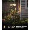 Image 6 : Lot of 1 Solar Lamp Post Light - 3-Head Solar Lamp Light - Brand New!