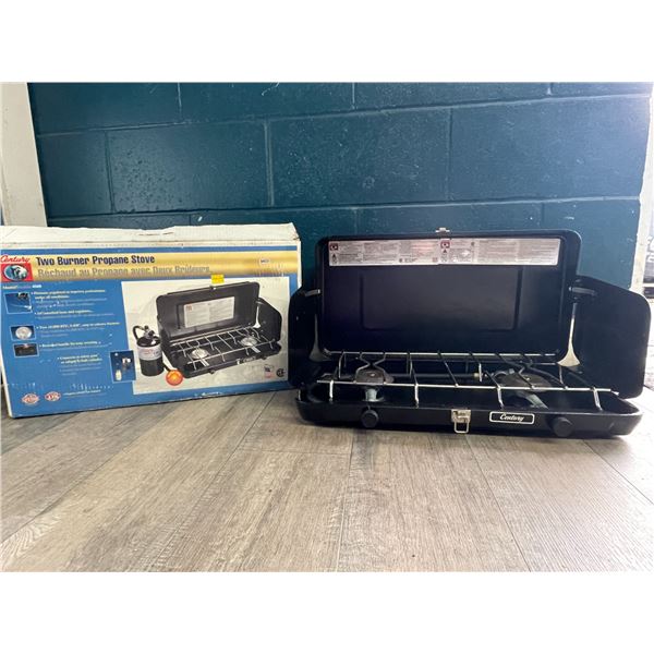 Lot of 1 Coleman Two-Burner Propane Camp Stove