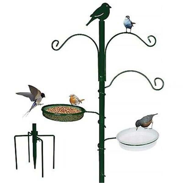 Lot of 1 Yanz Bird Feeder Pole for Outdoors - 72 inch Tall - Multi-Level Bird Feeder - Brand New!
