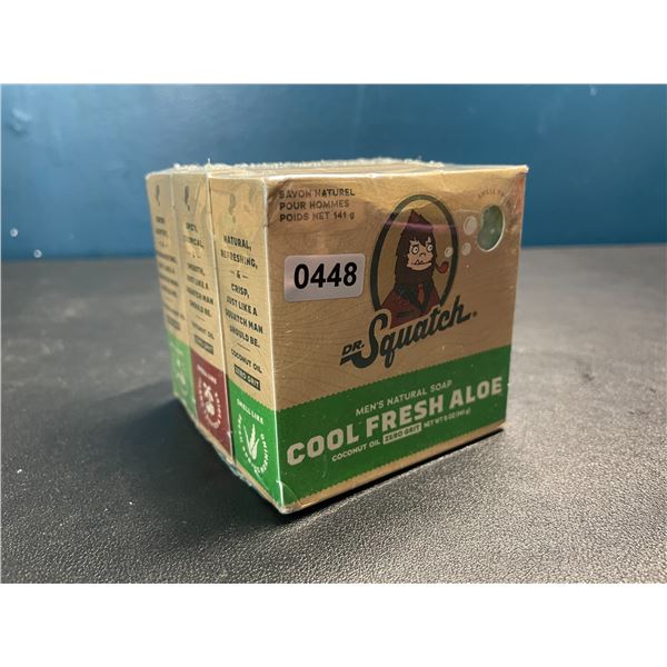 Lot of 1 Dr. Squatch All Natural Bar Soap for Men, 3-Bar Variety Pack - Brand New Sealed!