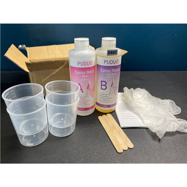 Lot of 1 Crystal Clear Epoxy Resin Kit - 16oz Kit - Brand New!