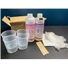 Image 1 : Lot of 1 Crystal Clear Epoxy Resin Kit - 16oz Kit - Brand New!