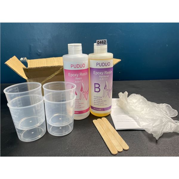Lot of 1 Crystal Clear Epoxy Resin Kit - 16oz Kit - Brand New!