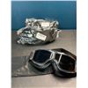 Image 2 : Lot of 3 Motorcycle Goggles - Black - Brand New