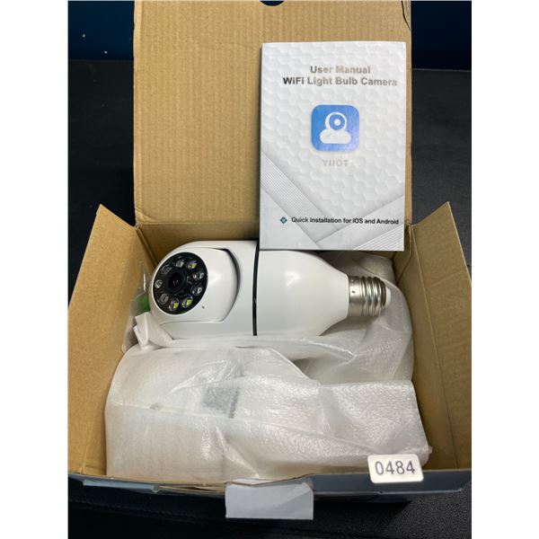 Lot of 1 2-Pack of Smart WiFi Light Bulb Home Security Cameras - Brand New